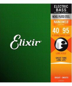 מיתרים לגיטרה בס אליקסיר - 40-95 - Elixir 14002 NANOWEB Nickel Plated Steel