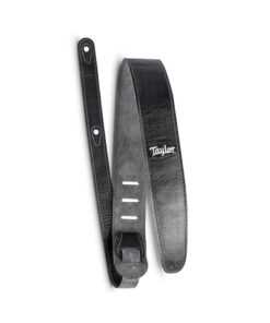רצועה לגיטרה עור שחור טיילור Taylor Strap 4102-25 ,Suede Back Strap Leather