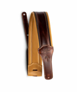 רצועה לגיטרה עור שחור חמאה טיילור Taylor Strap 4117-30 ,Cordovan Leather