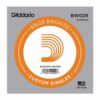 מיתר בודד לגיטרה אקוסטית דדריו - Daddario BW029 80/20 Bronze Wound Single - 029