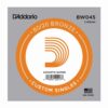 מיתר בודד לגיטרה אקוסטית דדריו - Daddario BW045 80/20 Bronze Wound Single - 045