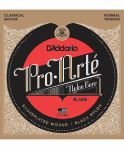 מיתרים לגיטרה קלאסית דדריו - Daddario EJ49 Pro-Arté  Black Nylon Normal Tension