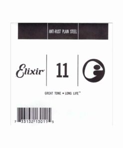 מיתר בודד לגיטרה אליקסיר - Elixir Plain Steel Single - 011
