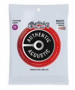 מיתרים לגיטרה אקוסטית מרטין - Martin 92/8 Bronze Treated MA535T 11-52