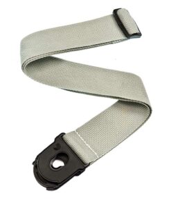 רצועה כסופה עם נועלים לגיטרה דדריו - Daddario PWSPL205 Planet Waves , Planet Lock Silver Strap