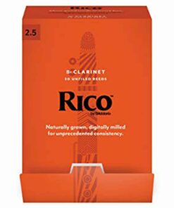 50 עלים לקלרינט סי במול מס' 2.5 ריקו -  Rico RCA0125-B50 Bb Clarinet 2.5 Reeds 50Pack