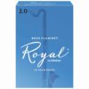 10 עלים לקלרינט בס מס' 2.0 רויאל -  Royal REB1020 Bass Clarinet 2.0 Reeds 10Pack