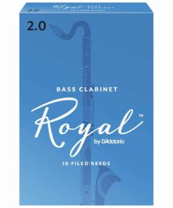 10 עלים לקלרינט בס מס' 2.0 רויאל -  Royal REB1020 Bass Clarinet 2.0 Reeds 10Pack