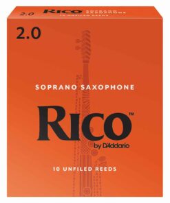 10 עלים לסקסופון סופרן מס' 2.0 ריקו -  Rico RIA1020 Soprano Saxophone 2.0 Reeds 10Pack