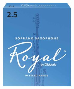 10 עלים לסקסופון סופרן מס' 2.5 רויאל -  Royal RIB1025 Soprano Saxophone 2.5 Reeds 10Pack