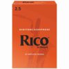 10 עלים לסקסופון בריטון מס' 2.5 ריקו -  Rico RLA1025 Baritone Saxophone 2.5 Reeds 10Pack