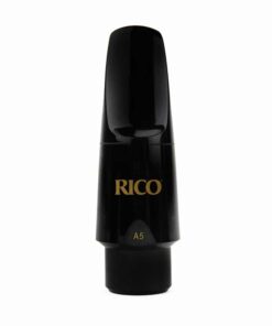 פיה לסקסופון אלט ריקו מספר 5 - A5 Rico Grafonite RRGMPCASXA5 Alto Saxophone Mouthpiece