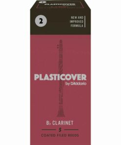 5 עלים לקלרינט סי במול מצופים פלסטיק מס' 2.0 -  Plasticover RRP05BCL200 Bb Clarinet 2.0 Plastic Coated Reeds 5Pack
