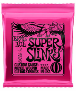 מיתרים לגיטרה חשמלית ארני בול סלינקי - 9-42 - Ernie Ball 2223 Super Slinky Nickel Wound Electric Guitar Strings