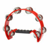 טמבורין חצי ירח אדום עם ידית אחיזה - Stagg TAB-2 RD Red Plastic Tambourine