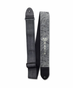 רצועה ג'ינס לגיטרה מרטין - Martin Scroll-And-Leaf Denim Strap 18A0109